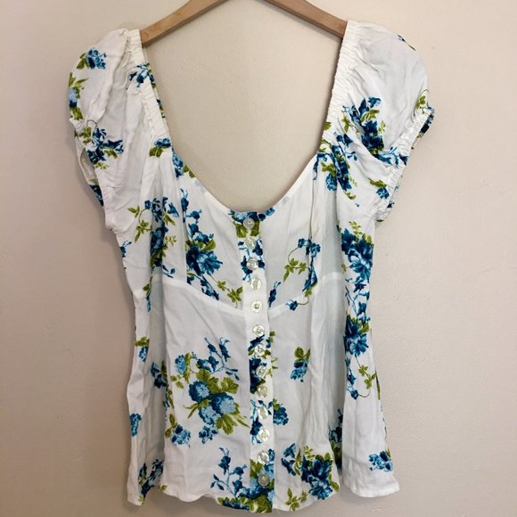 Free People Tops - Free People Puff Sleeve Top